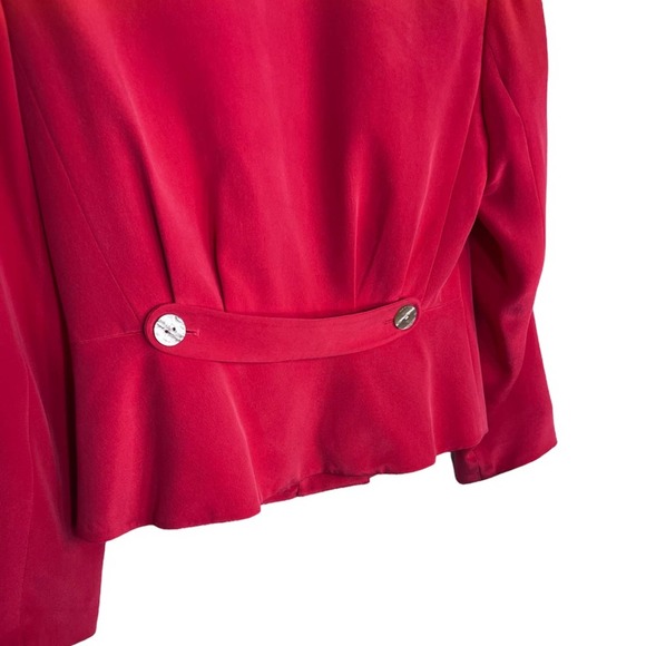 Red Silk Suit Morgan Taylor 8 - Picture 10 of 14